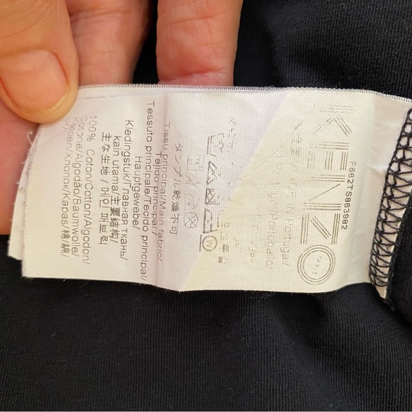 Kenzo XS/S black cap sleeve tshirt - Picture 5 of 7